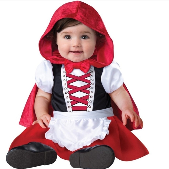 Baby Red Riding Hood Halloween Costume Infant Size 6-12 Months & 12-18 Months - Picture 1 of 3